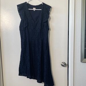A New Day Navy Blue Midi Dress